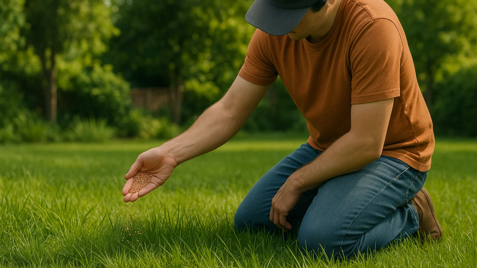 Editorial visual illustrating Essential Lawn Care Tips for Every Grass Type