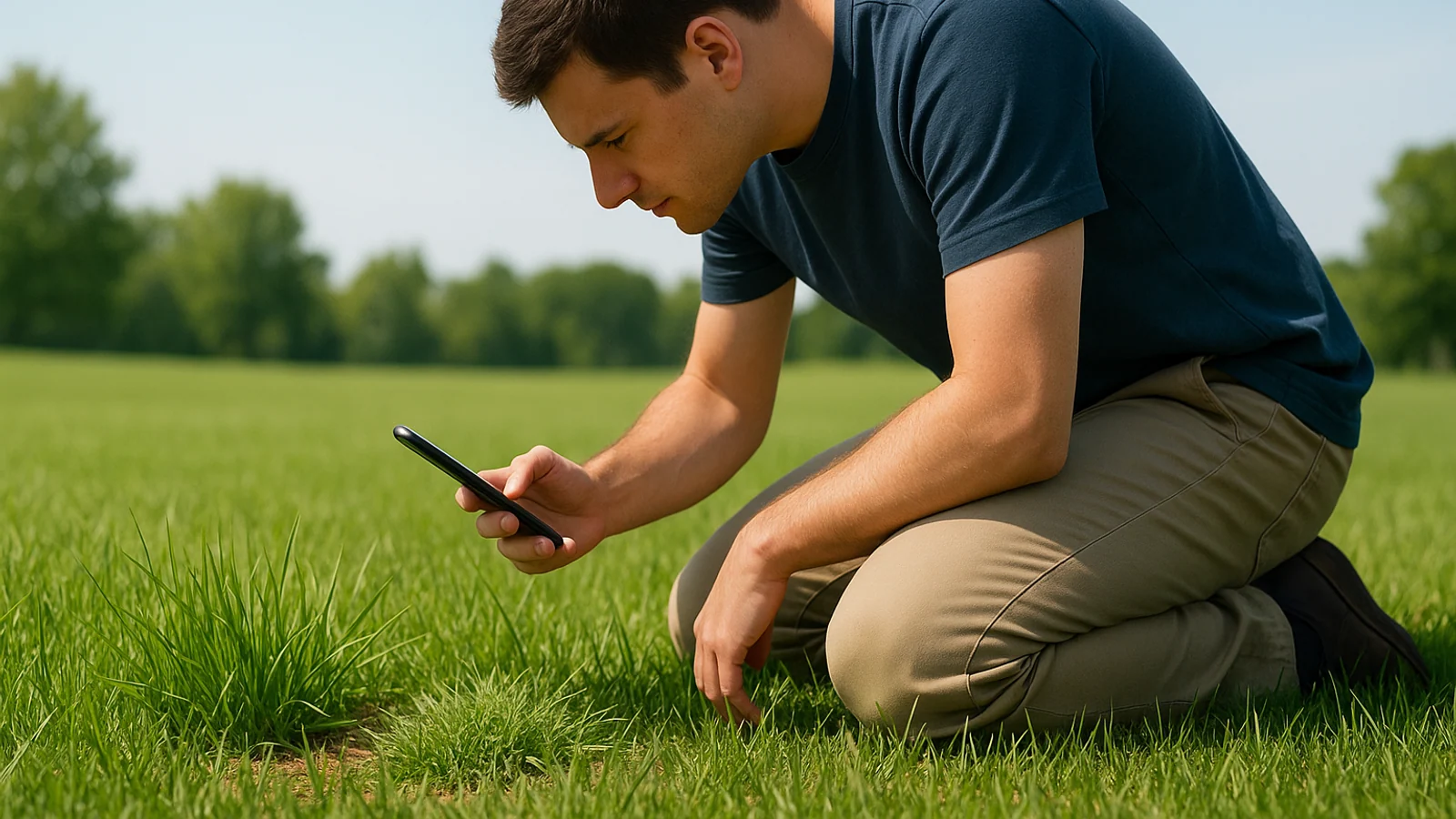 Editorial visual illustrating How to Identify Grass on iPhone Using Your Camera