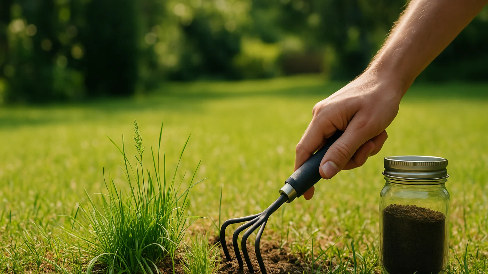 Editorial visual illustrating Spring Lawn Care Checklist: What to Do First Once You Know Your Grass